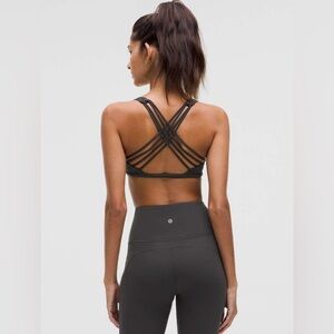 Lululemon NWT Free To Be Wild Sports Bra Dark Forest Green Color Size 6